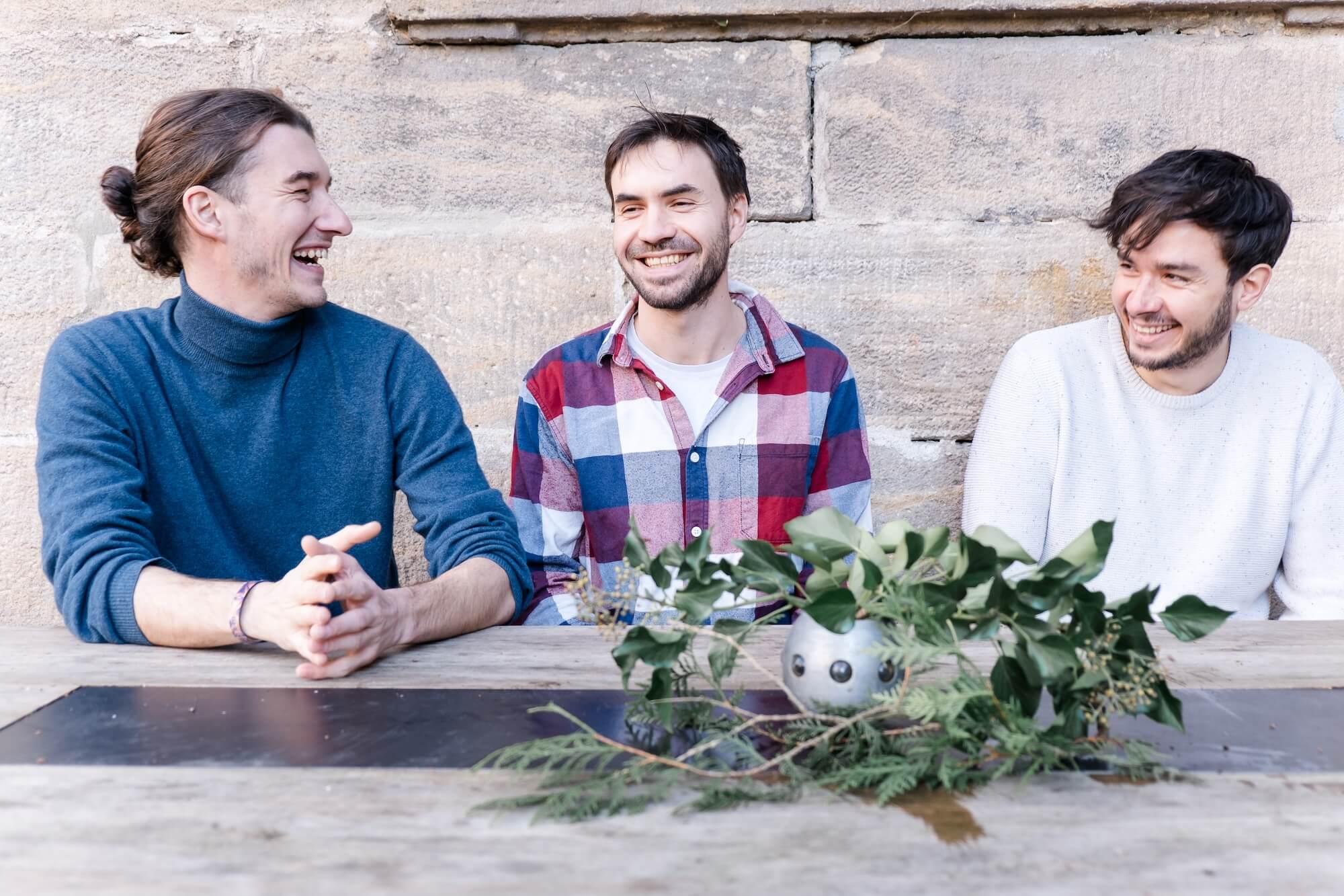 Joscha, Benedikt und Laurin – das Team von RetreatPartner